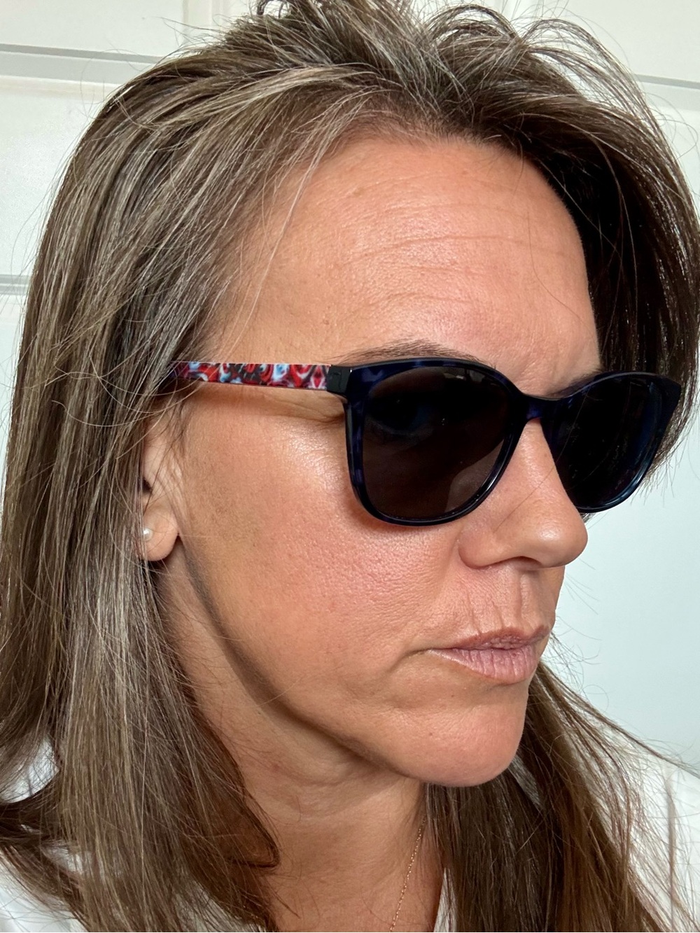 Karen Kane Marsann Blue Tortoise Eyeglass Glasses Frames 53-18-135 - Picture 13 of 13